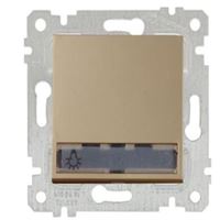 RİTA MEK TUŞ IŞIKLI ETİK. ÇAĞIRMA (220V)(KLİPSLİ) 1